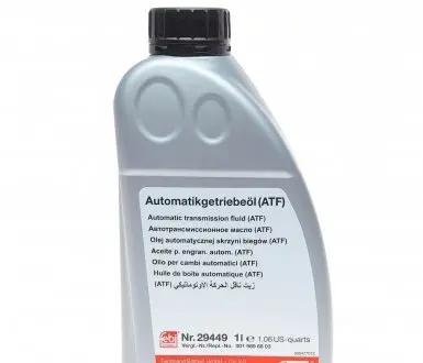29449 Масло АКПП (1L) (MB236.14) (красное) FEBI BILSTEIN подбор по vin на Brocar