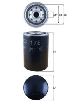 KC178 Фільтр палива MAHLE / KNECHT підбір по vin на Brocar
