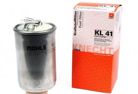 KL41 Фильтр топливный VW LT 2.4D/T3 1.6D/TD -88/Golf II -87 (без подогр.) MAHLE / KNECHT подбор по vin на Brocar