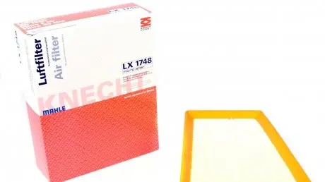 LX1748 Фильтр воздушный Renault Megane III 08- MAHLE / KNECHT подбор по vin на Brocar