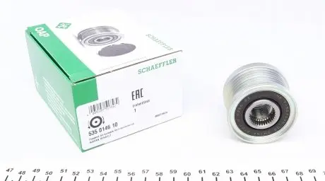 535014610 Шків генератора Nissan Qashqai 2.0i 10- INA підбір по vin на Brocar