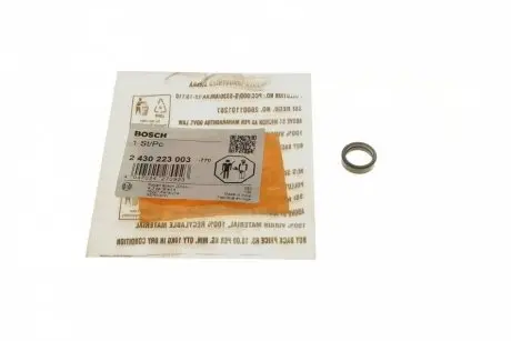 2430223003 Прокладка форсунки ущільнююча Opel Astra/Vectra 96- (кільце) BOSCH підбір по vin на Brocar