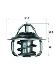 TX592D Термостат AUDI; FORD; SEAT; VW (пр-во Mahle) MAHLE / KNECHT подбор по vin на Brocar