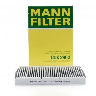 CUK2862 Фильтр салона VW Golf IV/Skoda Octavia/Audi A3 1.0-3.2 92-10 (угольный) MANN подбор по vin на Brocar