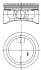 94912620 Поршень OPEL 86,50 2,2 i 16V Z22SE (пр-во KS) KOLBENSCHMIDT підбір по vin на Brocar