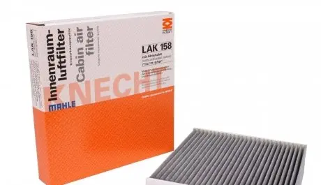 LAK158 Фильтр салона Mazda 6 08/02- (угольный) MAHLE / KNECHT підбір по vin на Brocar