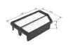 F026400228 Фильтр воздушный Hyundai Tucson 2.0/2.4 09-/Kia Sportage 1.6-2.0 10- BOSCH підбір по vin на Brocar