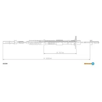 330149 Трос зчеплення OPEL (вир-во Adriauto) ADRIAUTO підбір по vin на Brocar