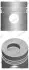 Поршень MB OM364 (97.50mm/STD) (палец 36x82.5) 87-740000-40