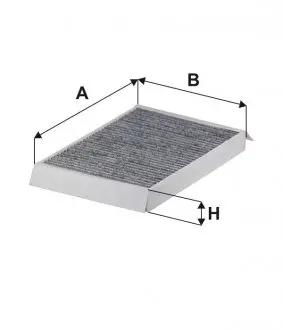 WP9309 Фільтр салону вугільний (вир-во Wix-Filtron) WIX FILTERS підбір по vin на Brocar