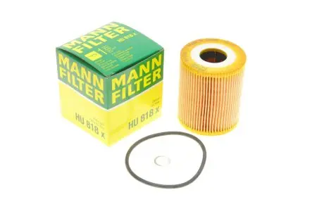 HU818X Фильтр масляный BMW 3 (E46)/5 (E39)/7 (E38) 3.0D 94-07 (M57) MANN подбор по vin на Brocar
