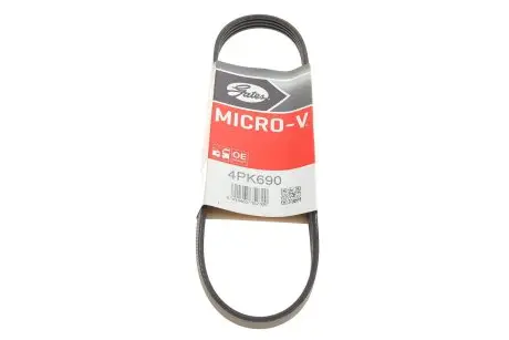 4PK690 Поликлиновые ремни Micro-V (Пр-во Gates) GATES подбор по vin на Brocar