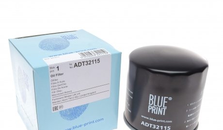 ADT32115 Фільтр масляний Toyota Avensis 2.0D 97- BLUE PRINT підбір по vin на Brocar