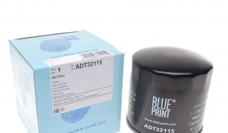 ADT32115 Фильтр масляный Toyota Avensis 2.0D 97- BLUE PRINT підбір по vin на Brocar