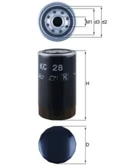 KC28 Паливний фільтр MAHLE / KNECHT підбір по vin на Brocar