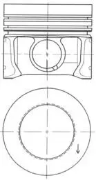 41095610 Поршень з кільцями VW 79,75 1,2TDI/1,6TDI (вир-во KS) KOLBENSCHMIDT підбір по vin на Brocar