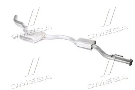 08296 Резонатор Ford Sierra 2.0i 85-89 Алюмінізована сталь POLMOSTROW підбір по vin на Brocar