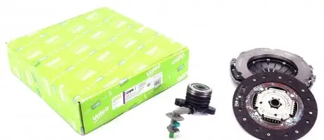 834098 Комплект зчеплення Renault Kangoo 1.5dCi 08- (+вижимний) (трубка d=13,3mm) VALEO підбір по vin на Brocar