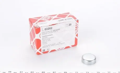 03202 Заглушка блока OPEL d 28mm (пр-во FEBI) FEBI BILSTEIN подбор по vin на Brocar