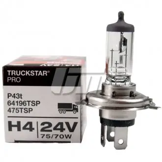 64196TSP Автолампа H4 24V 75W P43t Truckstar Pro +100% Heavy Duty (2,5x Lifetime) OSRAM підбір по vin на Brocar