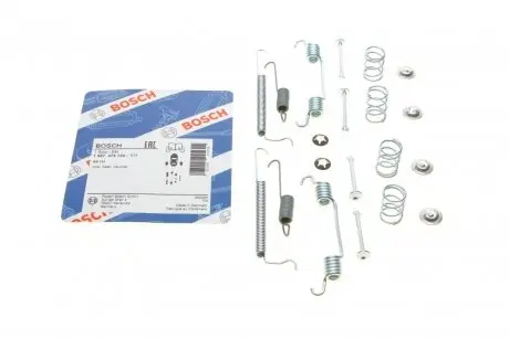 1987475134 Комплект пружинок колодок ручника Opel Astra F/Ford Escort II 1.2-2.0 75-01 (Opel) BOSCH подбор по vin на Brocar