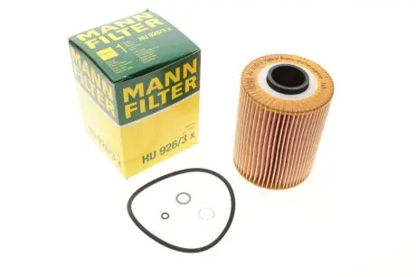 HU9263X Фильтр масляный BMW 3 (E36/E46)/5 (E34) 2.0/2.5i 90-96 (M50/M52) MANN подбор по vin на Brocar