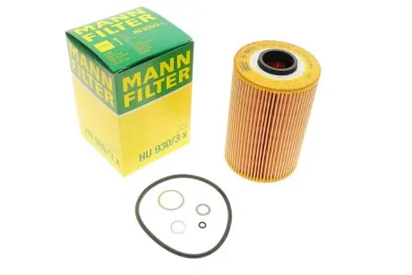 HU9303X Фильтр масляный BMW 5 (E12/E28/E34) 2.5-3.5i -95 (M30/S38) MANN подбор по vin на Brocar