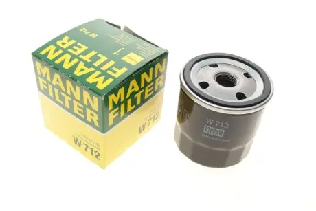W712 Фільтр масляний Opel Kadett/Ascona/Rekord 1.0-2.4i 62-00 (бензин) MANN підбір по vin на Brocar