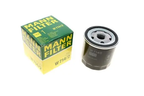 W7142 Фільтр оливи Fiat Panda/Uno/Lancia Delta/Thema 2.0 HF 78-94 MANN підбір по vin на Brocar