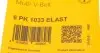 6PK1033ELAST Ремень генератора Ford Fiesta VI 1.25-1.6Ti 08- CONTITECH підбір по vin на Brocar