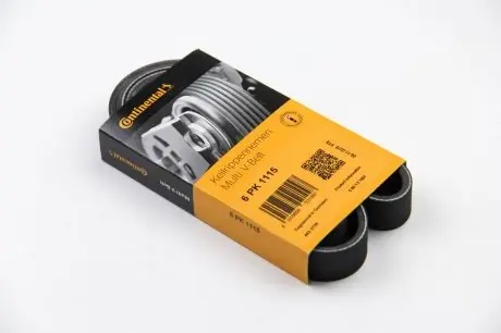 6PK1115 Ремінь генератора Skoda Octavia 1.8TSI 09-13/Honda Accord 2.0/2.2 93-98/Lada Priora/Kalina 07-18 CONTITECH підбір по vin на Brocar