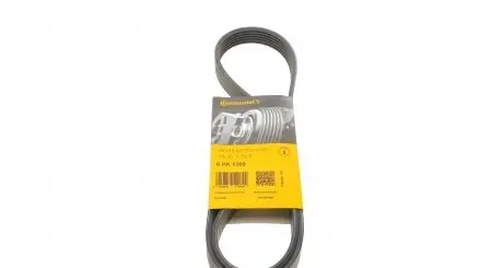 6PK1205 Ремень генератора Peugeot Partner 1.6 VTi 08- (-AC)/Renault Kangoo/Scenic 1.5dCi/1.6 13- (+AC) CONTITECH подбор по vin на Brocar