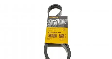 6PK1249ELAST Ремінь генератора Ford Focus 1.8/2.0 04-12 (6PK1249) CONTITECH підбір по vin на Brocar