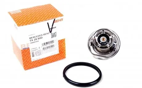 TX2980D Термостат MB E-class (W124)/G-class (W463) 91-00 (80°C) (з прокладкою) MAHLE / KNECHT підбір по vin на Brocar
