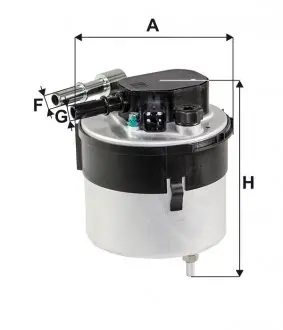 WF8451 Фильтр топл. FORD (пр-во WIX-Filtron) WIX FILTERS подбор по vin на Brocar