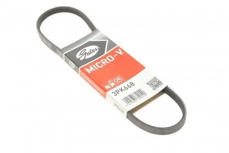 3PK668 Ремень поликлин. 3PK668 (пр-во Gates) GATES подбор по vin на Brocar