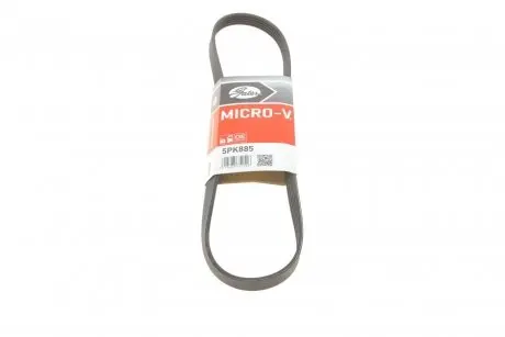5PK885 Ремінь поліклін. 5PK885 (вир-во Gates) GATES підбір по vin на Brocar
