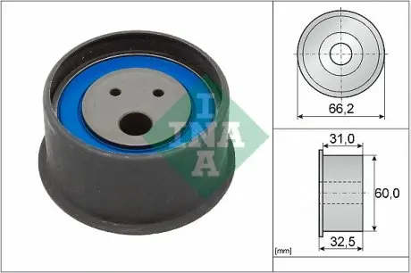 531019320 Ролик ГРМ Mitsubishi Lanser 2.0 16V 98-05 (натяжной) (60x32.5) INA подбор по vin на Brocar