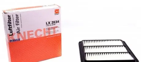 LX2834 Фільтр повітряний Mitsubishi L200 2.5DI-D 06- (з поролоном) MAHLE / KNECHT підбір по vin на Brocar