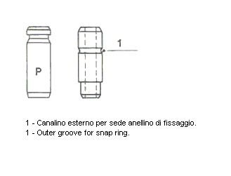 01S2882 Направляющая клапана (пр-во Metelli) METELLI подбор по vin на Brocar