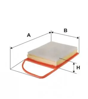 WA9663 Фильтр воздушный (пр-во WIX-Filtron) WIX FILTERS подбор по vin на Brocar