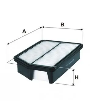 WA9710 Фильтр воздушный (пр-во WIX-Filtron) WIX FILTERS подбор по vin на Brocar