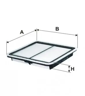 WA9715 Фильтр воздушный (пр-во WIX-Filtron) WIX FILTERS подбор по vin на Brocar