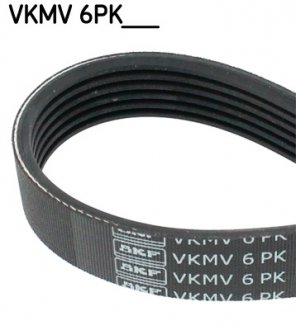 VKMV6PK1200 Ремень поликлин. 6PK1200 (пр-во SKF) SKF підбір по vin на Brocar