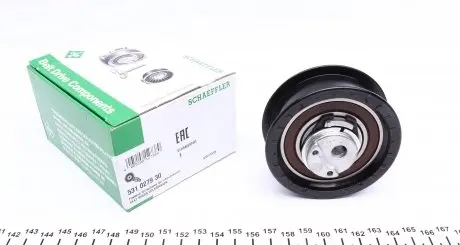 531027930 Ролик ГРМ VW Caddy II 1.9 D 96-00 (67x28) (натяжной) INA підбір по vin на Brocar