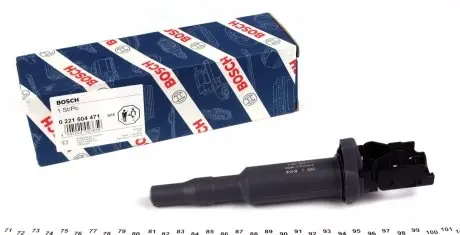 0221504471 Катушка зажигания BMW 5 (E60/F10)/6 (E63) 2.0i/2.5i/3.0i 07-13 (N43/N52/N53) BOSCH подбор по vin на Brocar
