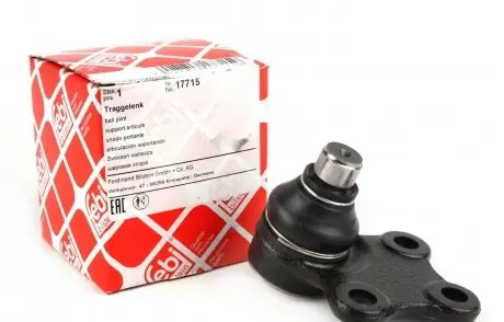 17715 Опора шаровая (передняя/снизу) Citroen Berlingo/Peugeot Partner 96- (d=18mm) FEBI BILSTEIN подбор по vin на Brocar