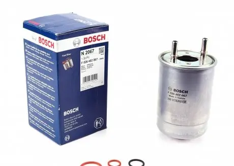 F026402067 Фильтр топливный Renault Megane/Scenic 1.5-2.0DCI 08- BOSCH подбор по vin на Brocar