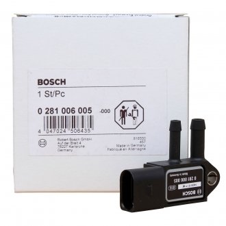 0281006005 Датчик давления выхлопных газов VW 1.9-6.0TDI (сажевый фильтр) BOSCH подбор по vin на Brocar