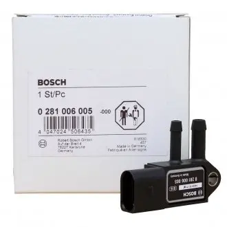 0281006005 Датчик тиску вихлопних газів VW 1.9-6.0TDI (сажевий фільтр) BOSCH підбір по vin на Brocar